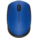 Mouse raton logitech m171 optico wireless inalambrico azul