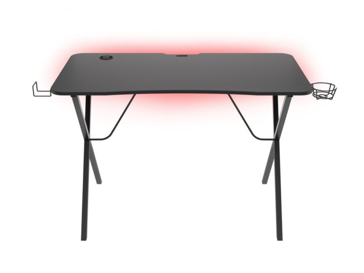 Mesa gaming genesis holm 200 rgb negro carbono