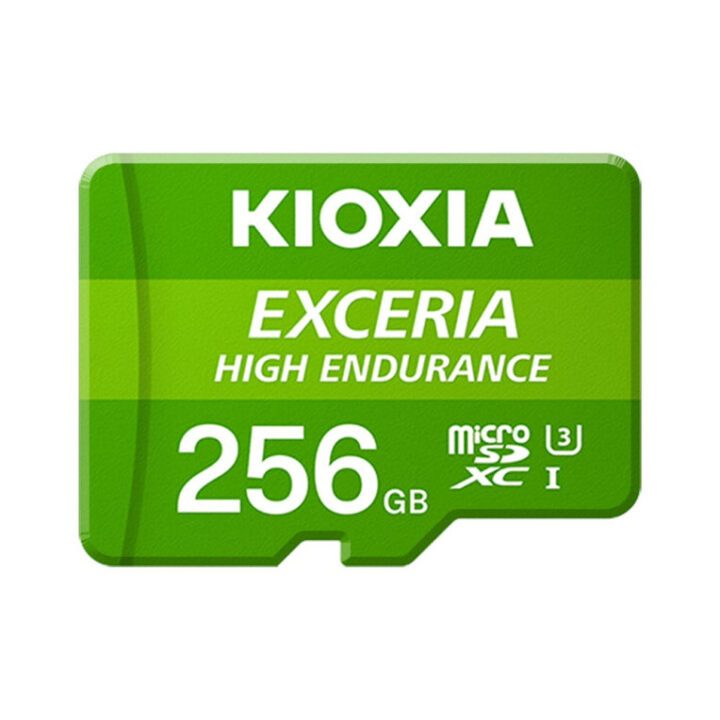 Tarjeta memoria micro sd kioxia 256gb exceria high endurance uhs - i c10 r98 con adaptador