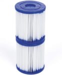 Bestway 58093 -  filtro de agua tipo i para depuradora de cartucho 1.249 litros - hora blanco 8 x 8 x 18 cm