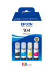 Multipack botellas epson ecotank 104 negro cian magenta amarillo