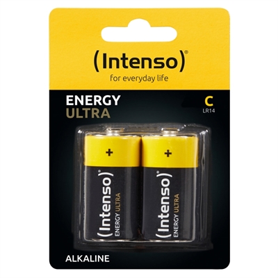 Pack de pilas intenso alcalinas energy ultra c lr14 2 unidades
