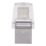 Datatraveler microduo 3c unidad flash usb 256 gb usb type - a - usb type - c 3.2 gen 1 (3.1 gen 1) acero inoxidable - prpura