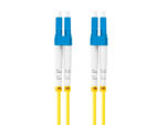 Latiguillo fibra optica lc - upc lanberg 2m mono duplex g657a1 lszh amarillo
