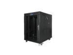 Armario lanberg rack 19 pulgadas 15u 800x1000 lcd puerta cristal flat pack negro