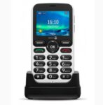 Telefono movil doro 5860 white - black - 2.4 pulgadas -  4g - blanco y negro