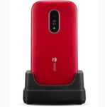 Telefono movil doro 6820 red - white - 2.8 pulgadas -  4g - rojo y blanco