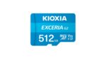 Tarjeta memoria micro sd kioxia 512gb exceria g2 w - adaptor