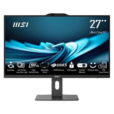 Ordenador all in one aio msi ap272p - 484es i5 - 14400 16gb 512 w11p 27 pulgadas negro
