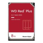 Disco duro interno hdd wd western digital red plus wd80efpx 8tb 3.5 pulgadas sata 6gb - s 5640rpm 256mb