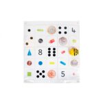 Tapete bee - bot tts transparente grid mat 8x8