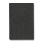 Lamina trasera de personalizacion glitter qcharx pack 5 unidades negro