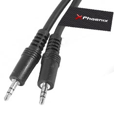 Cable de audio mini jack  3.5 mm m - m estéreo de 5 m