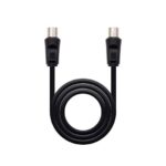 Cable antena tv nanocable 75 ohm m - h 1.8 m - negro