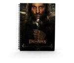 Libreta efecto 3d sd toys el señor de los anillos aragorn
