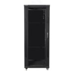 Armario rack lanberg de suelo 32u - 600x600x1603 19 pulgadas flat pack negro