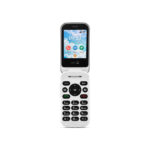 Telefono movil doro 7080 graphite - white - 2.8 pulgadas -  4g - clam - grafito y blanco