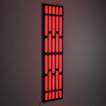 Lámpara panel decorativa paladone star wars estrella de la muerte