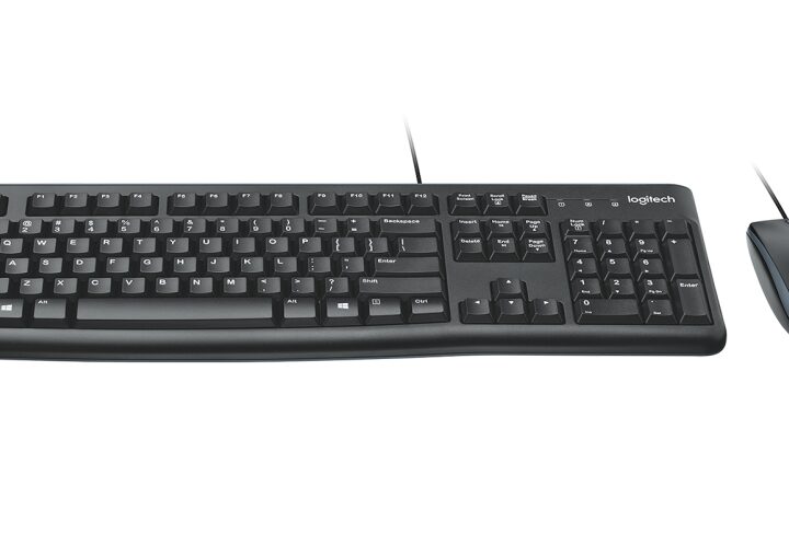 Combo Teclado Raton Logitech Mk120 Usb Negro