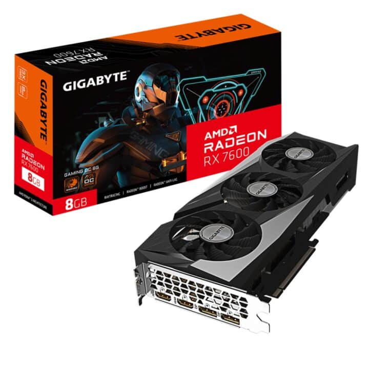 Tarjeta Grafica Gigabyte Radeon Rx 7600 Gaming Oc 8gb Ddr6