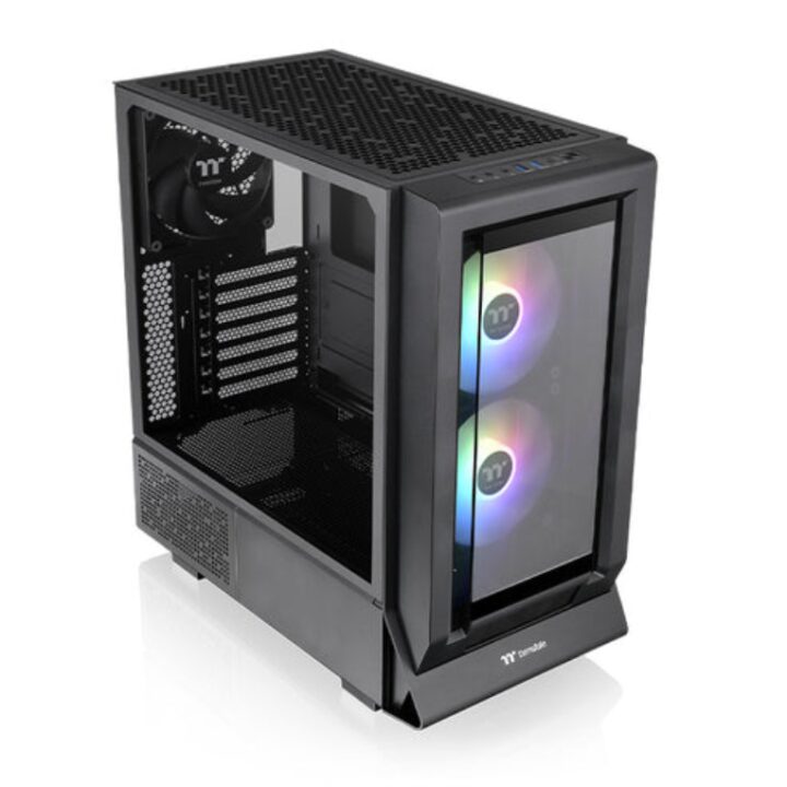 Caja Gaming Thermaltake Ceres 350 Mx Atx 3xvent 140 Argb Negro Sn FuenteÂ