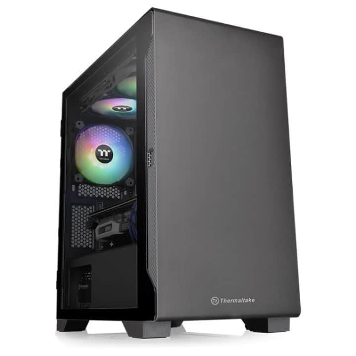 Caja Thermaltake S100 Black Matx 1xusb 3.0 Sin Fuente Negro