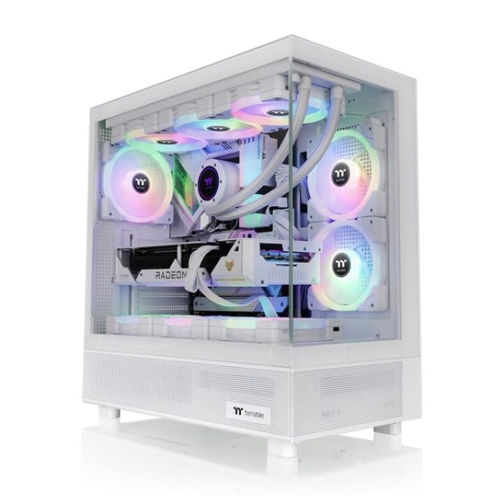 Caja Thermaltake View 270 Tg Argb Snow Atx 2xusb 3.2 Sin Fuente Blanco