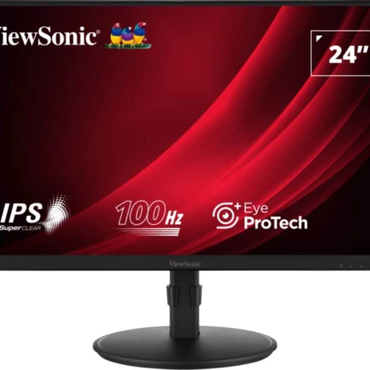 Monitor Viewsonic 23,8" Fhd Ips Led Vga Hdmi Dp Ajus. Altura