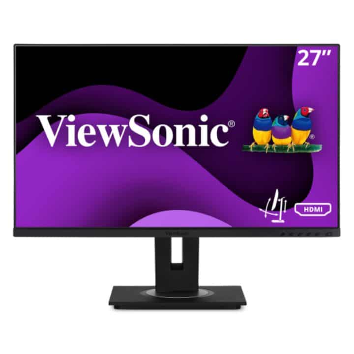 Viewsonic 27"fhd Ips 5ms Vga Hdmi Ddp 4 Usb Spk Ergonomico Pivotable