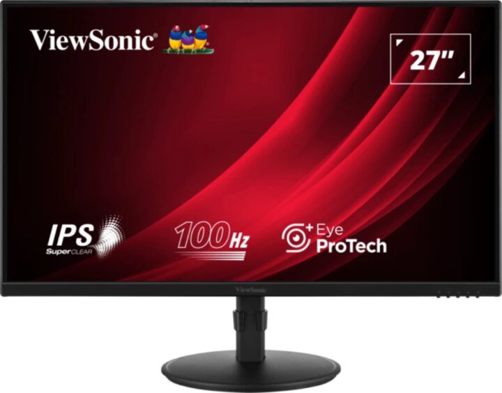 Monitor Viewsonic 27" Fhd Ips Led Vga Hdmi Dp Ajus. Altura