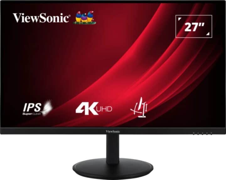 Monitor Viewsonic 27" 3840x2160 Ips 2xhdmi Ddp Full Ergonomic