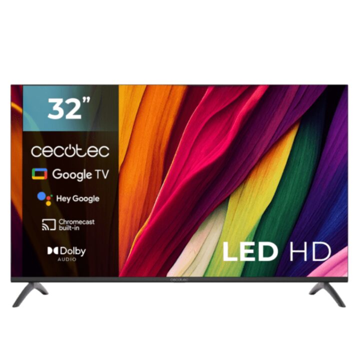 Cecotec Led 32" Hd Google Tv Audio Google Voice Assitant Chromecast