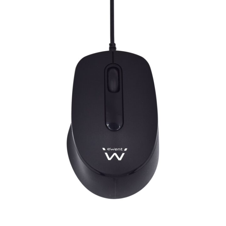 Raton Usb Ewent Optico 1000 Dpi Clic Silencioso Negro