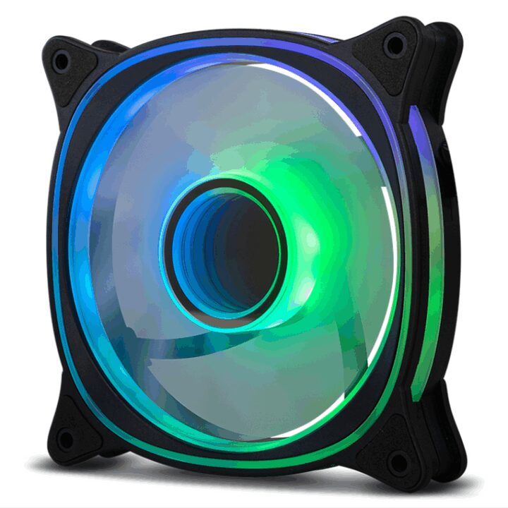 Nox Ventilador Hummer V-fan Argb Espejo Infinito 120mm
