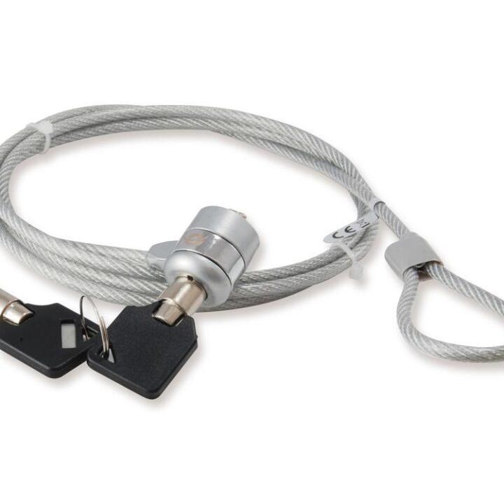 Cable seguridad conceptronic kensington con llave para portatiles 1.5m