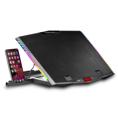 Base de refrigeracion mars gaming mnbc5 para portatil hasta 17.3 pulgadas