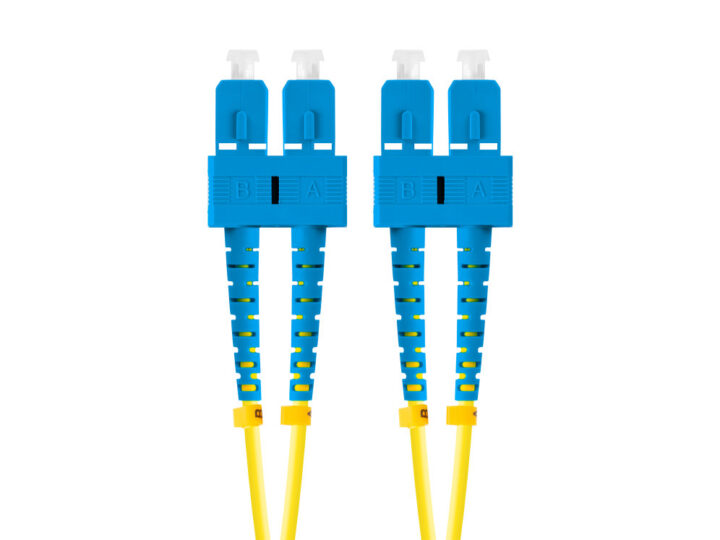 Latiguillo fibra 5m lanberg mono sc - upc - sc - upc duplex g657a1 lszh amarillo