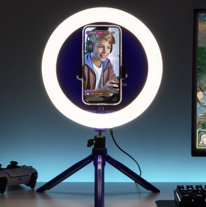Aro de luz con trípode playstation