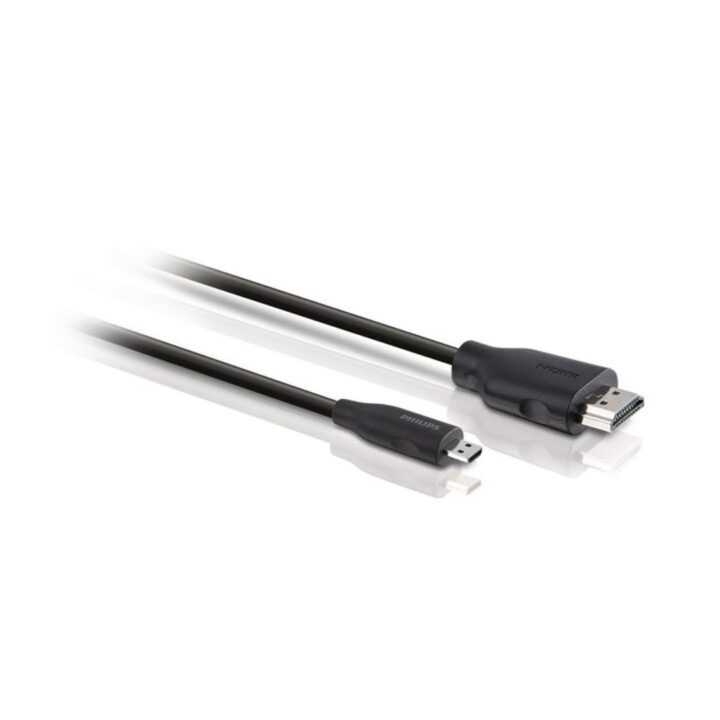 Cable micro hdmi philips 1.5m -  macho - macho -  negro