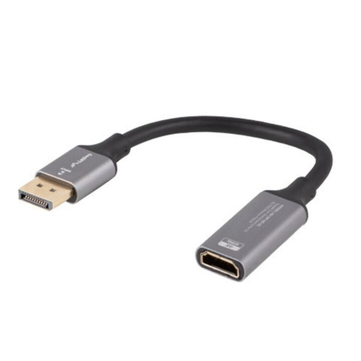 Adaptador 4k displayport a hdmi lanberg 20cm -  macho - hembra