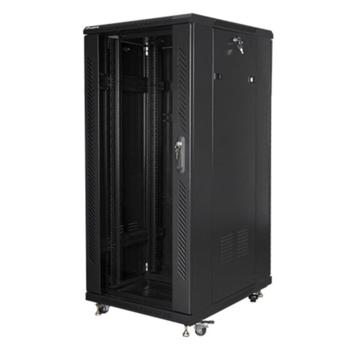 Armario lanberg 19 pulgadas 27u -  600x800 negro