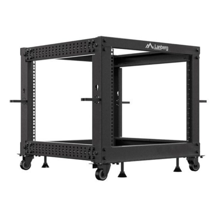 Armario lanberg abierto rack 19 pulgadas 9u -  600x600 negro