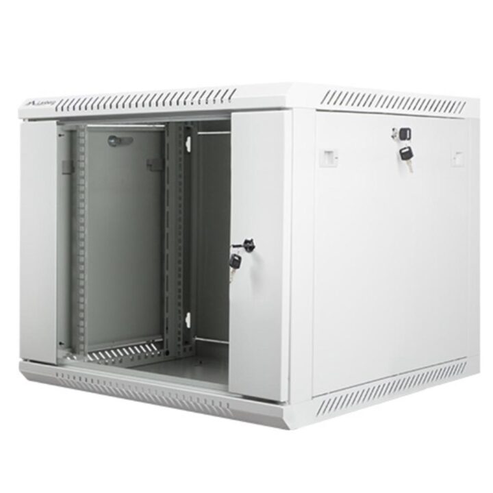 Armario lanberg 19 pulgadas 9u -  600x600 gris