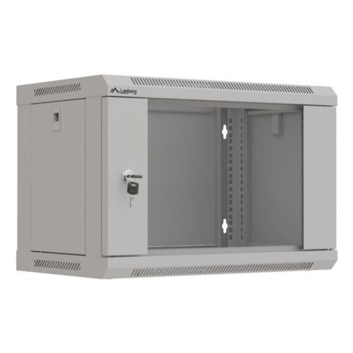 Armario lanberg 19 pulgadas 6u -  540x350 gris