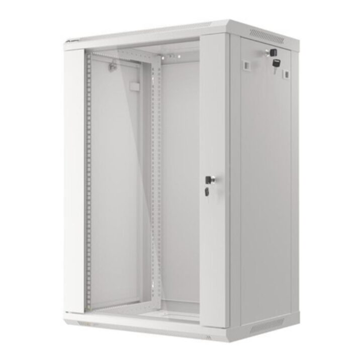 Armario lanberg 19 pulgadas 18u -  600x450 gris