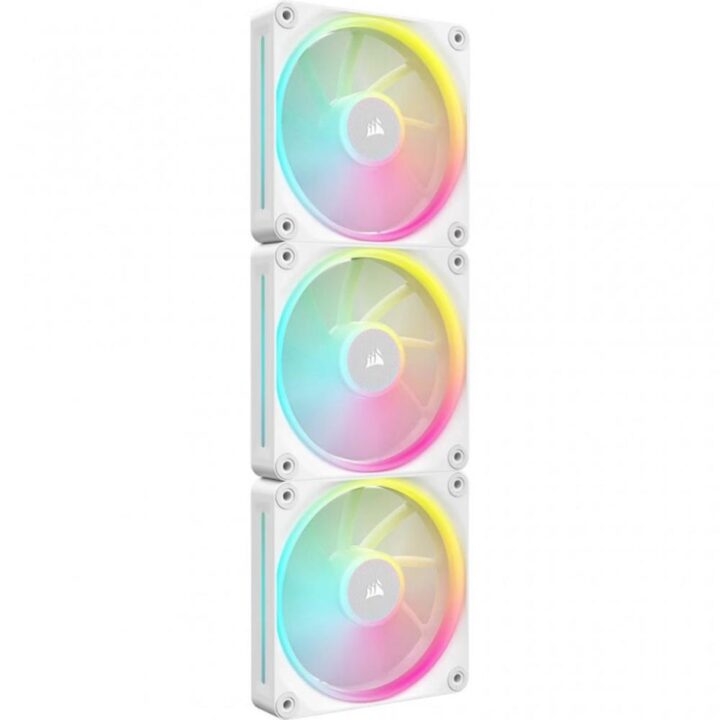 Ventilador caja corsair lx120 icue link rgb 3 x 120mm blanco