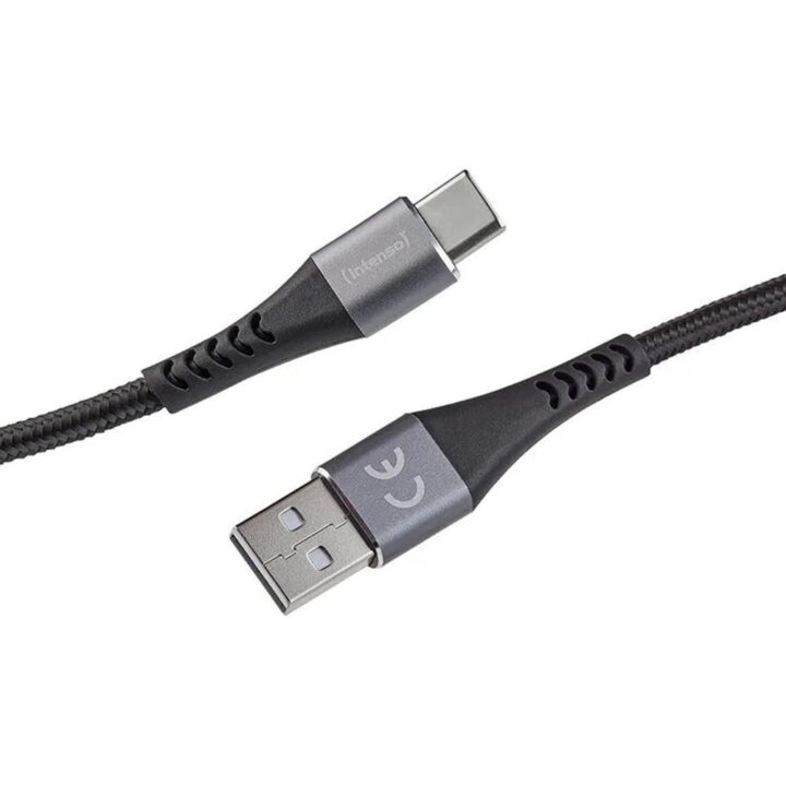 Cable usb tipo c a usb tipo a intenso 1.5m -  macho - macho -  negro