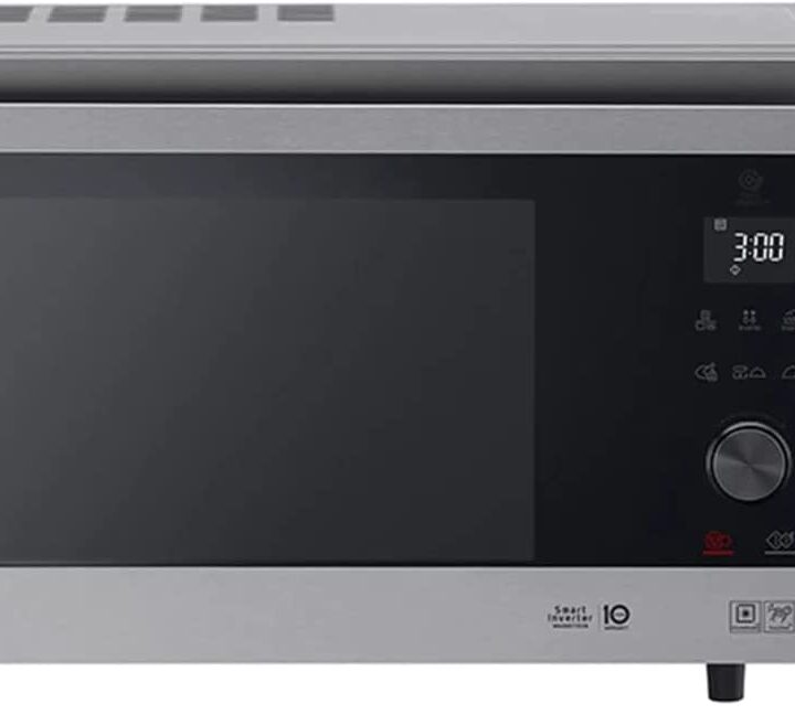 Microondas lg mj3965acs - 39l - 1100w - acero inoxidable -   smart inverter