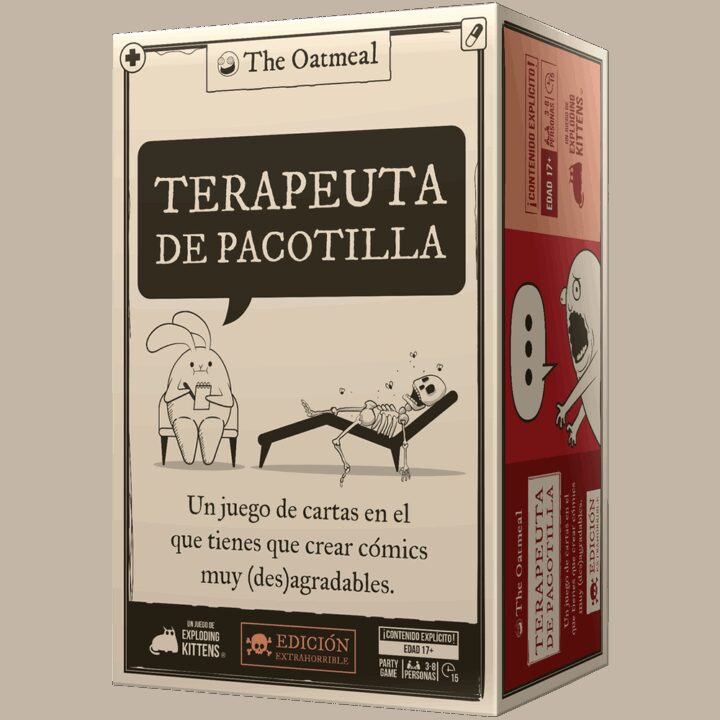 Juego de mesa terapeuta de pacotilla