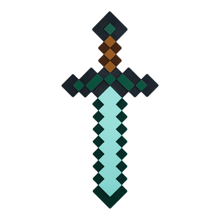 Lámpara paladone minecraft espada de diamante